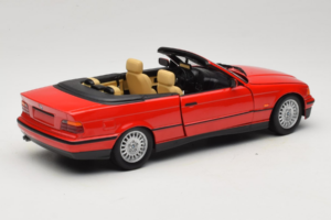 BMW 3 Series E36 Kabriolett Punane UT Models 1:18 BMW005 Metall - pilt 3/8