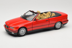 BMW 3 Series E36 Kabriolett Punane UT Models 1:18 BMW005 Metall