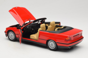 BMW 3 Series E36 Kabriolett Punane UT Models 1:18 BMW005 Metall - pilt 5/8