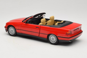 BMW 3 Series E36 Kabriolett Punane UT Models 1:18 BMW005 Metall - pilt 7/8