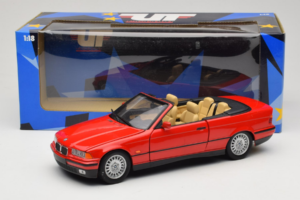 BMW 3 Series E36 Kabriolett Punane UT Models 1:18 BMW005 Metall - pilt 8/8