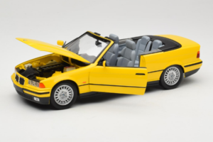 BMW 3 Series E36 Kabriolett Kollane UT Models 1:18 BMW007 Metall - pilt 2/8