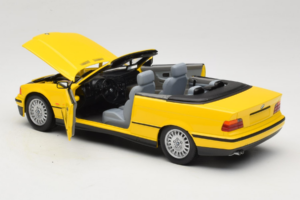 BMW 3 Series E36 Kabriolett Kollane UT Models 1:18 BMW007 Metall - pilt 5/8