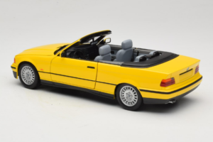 BMW 3 Series E36 Kabriolett Kollane UT Models 1:18 BMW007 Metall - pilt 7/8
