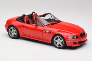 BMW Z3 E36 M Roadster Imola Punane UT Models 1:18 20411 Metall - pilt 6/8