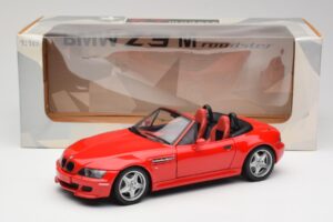 BMW Z3 E36 M Roadster Imola Punane UT Models 1:18 20411 Metall - pilt 8/8