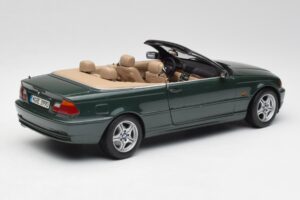 BMW 3 E46 Kabriolett Roheline Kyosho 1:18 80430009757 Metall - pilt 3/8
