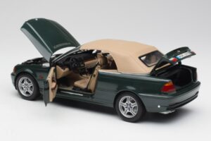 BMW 3 E46 Kabriolett Roheline Kyosho 1:18 80430009757 Metall - pilt 5/8
