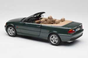 BMW 3 E46 Kabriolett Roheline Kyosho 1:18 80430009757 Metall - pilt 7/8