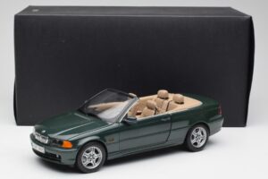 BMW 3 E46 Kabriolett Roheline Kyosho 1:18 80430009757 Metall - pilt 8/8