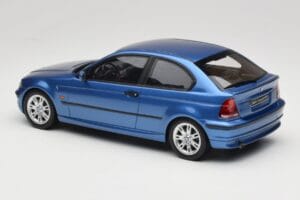 BMW 318ti E46 Compact Estoril Blue Otto 1:18 OT462 Vaik - pilt 5/6