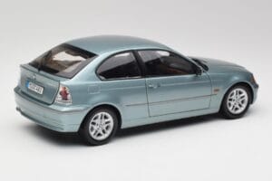 BMW 325Ti E46 Compact Helesinine Metallik Kyosho 1:18 80430024439 Metall - pilt 3/8