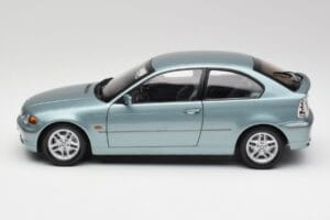 BMW 325Ti E46 Compact Helesinine Metallik Kyosho 1:18 80430024439 Metall - pilt 4/8