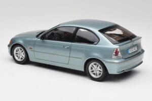 BMW 325Ti E46 Compact Helesinine Metallik Kyosho 1:18 80430024439 Metall - pilt 7/8