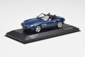 BMW Z8 E52 Topaas Sinine Minichamps 1:43 431028740 Metall - pilt 2/5