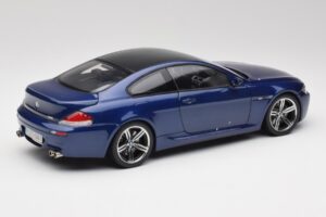 BMW M6 E63 Sinine Kyosho 1:18 80430413351 Metall - pilt 3/8