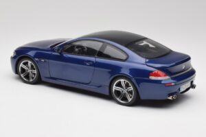 BMW M6 E63 Sinine Kyosho 1:18 80430413351 Metall - pilt 7/8