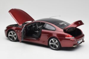 BMW M6 E63 Punane Kyosho 1:18 80430398134 Metall - pilt 5/8