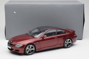 BMW M6 E63 Punane Kyosho 1:18 80430398134 Metall - pilt 8/8