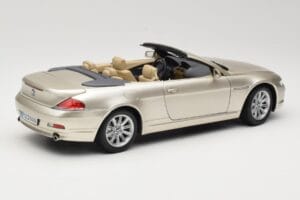 BMW 6 Series E64 Cabriolet Mineral Silver Metallic Kyosho 1:18 80430153437 Metall - pilt 4/9