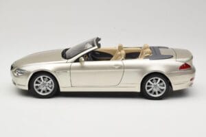 BMW 6 Series E64 Cabriolet Mineral Silver Metallic Kyosho 1:18 80430153437 Metall - pilt 5/9