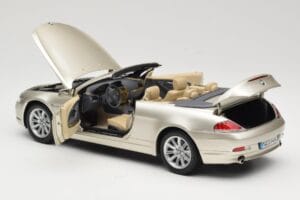 BMW 6 Series E64 Cabriolet Mineral Silver Metallic Kyosho 1:18 80430153437 Metall - pilt 6/9