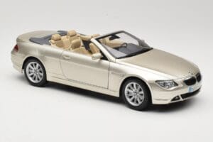 BMW 6 Series E64 Cabriolet Mineral Silver Metallic Kyosho 1:18 80430153437 Metall - pilt 7/9