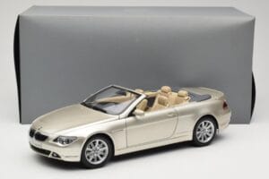 BMW 6 Series E64 Cabriolet Mineral Silver Metallic Kyosho 1:18 80430153437 Metall - pilt 9/9