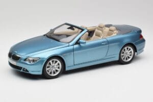 BMW 6 E64 Kabriolett Helesinine Kyosho 1:18 80430153440 Metall