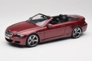 BMW M6 E64 Kabriolett Punane Kyosho 1:18 80430417423 Metall