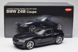 BMW Z4 E86 M Coupe Must Kyosho 1:18 08583BK Metall - pilt 8/8