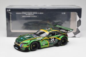 BMW Z4 E89 GT3 #24 Saudi Falcons K. Al Faisal / A. Binladen Dubai 24 Hours 2013 Minichamps 1:18 151132324 Metall - pilt 6/6