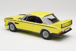 BMW 3.0 CSL E9 Kollane Minichamps 1:18 180029028 Metall - pilt 7/8