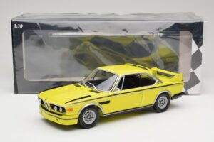 BMW 3.0 CSL E9 Kollane Minichamps 1:18 180029028 Metall - pilt 8/8