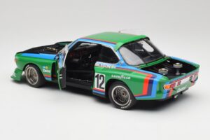 BMW 3.5 CSL E9 Gruppe 5 #12 H. Quester / G. Nilsson Zeltweg Winner 1976 Minichamps 1:18 180762012 Metall - pilt 5/8
