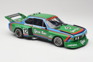 BMW 3.5 CSL E9 Gruppe 5 #12 H. Quester / G. Nilsson Zeltweg Winner 1976 Minichamps 1:18 180762012 Metall - pilt 6/8