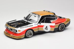BMW 3.5 CSL E9 Gruppe 5 #4 J. Fitzpatrick / T. Walkinshaw Silverstone Winner 1976 Minichamps 1:18 180762004 Metall - pilt 2/8