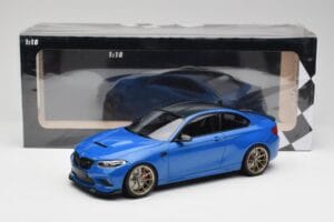 BMW M2 F87 CS Misano Sinine & Kuldsed Rattad Minichamps 1:18 155021027 Metall - pilt 6/6