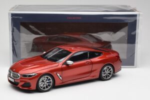 BMW M850i G15 Oranž Metallic Norev 1:18 183285 Metall - pilt 8/8