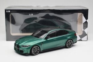 BMW M3 G80 Isle of Man Green Minichamps 1:18 155020200 Metall - pilt 6/6