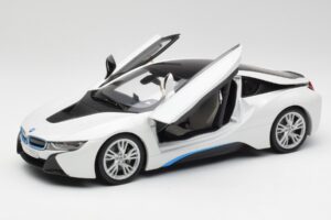 BMW i8 Crystal Valge Paragon 1:18 80432336841 Metall - pilt 2/8