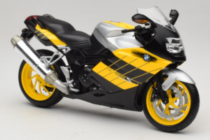 BMW K1200S Kollane Must Minichamps 1:10 80430309224 Metall - pilt 6/8
