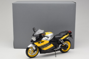 BMW K1200S Kollane Must Minichamps 1:10 80430309224 Metall - pilt 8/8