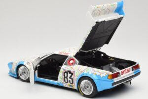 BMW M1 #83 D. Quester / D. Pironi / M. Mignot 24 Hours of Le Mans 1980 Minichamps 1:18 80430137893 Metall - pilt 5/8