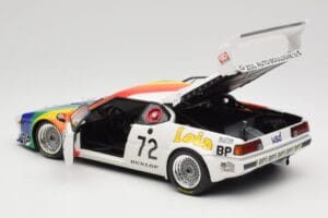 BMW M1 #72 BMW France Zol Auto B. Rousselot / J. Servanin 24 Hours of Le Mans 1981 Minichamps 1:18 180812972 Metall - pilt 5/8