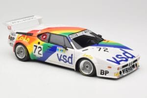 BMW M1 #72 BMW France Zol Auto B. Rousselot / J. Servanin 24 Hours of Le Mans 1981 Minichamps 1:18 180812972 Metall - pilt 6/8