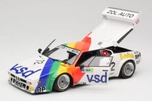 BMW M1 #72 BMW France Zol Auto B. Rousselot / J. Servanin 24 Hours of Le Mans 1981 Minichamps 1:18 180812972 Metall - pilt 8/8