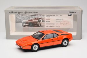 BMW M1 Oranž Minichamps 1:18 80432411549 Metall - pilt 8/8