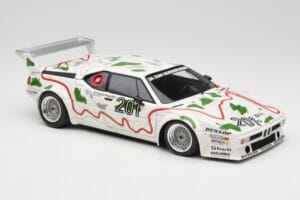 BMW M1 Procar #201 BMW Motorsport H. Stuck / N. Piquet 1000km Nürburgring 1980 Minichamps 1:18 180802901 Metall - pilt 6/8