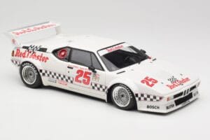 BMW M1 #25 Red Lobster D. Cowart / K. Miller LA Times GP Riverside 1981 Minichamps 1:18 180812925 Metall - pilt 6/8